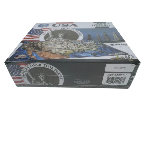 New USA History Over Time Puzzle 4D Cityscape Jigsaw Map Skyscraper SEALED BOX - Picture 5 of 12
